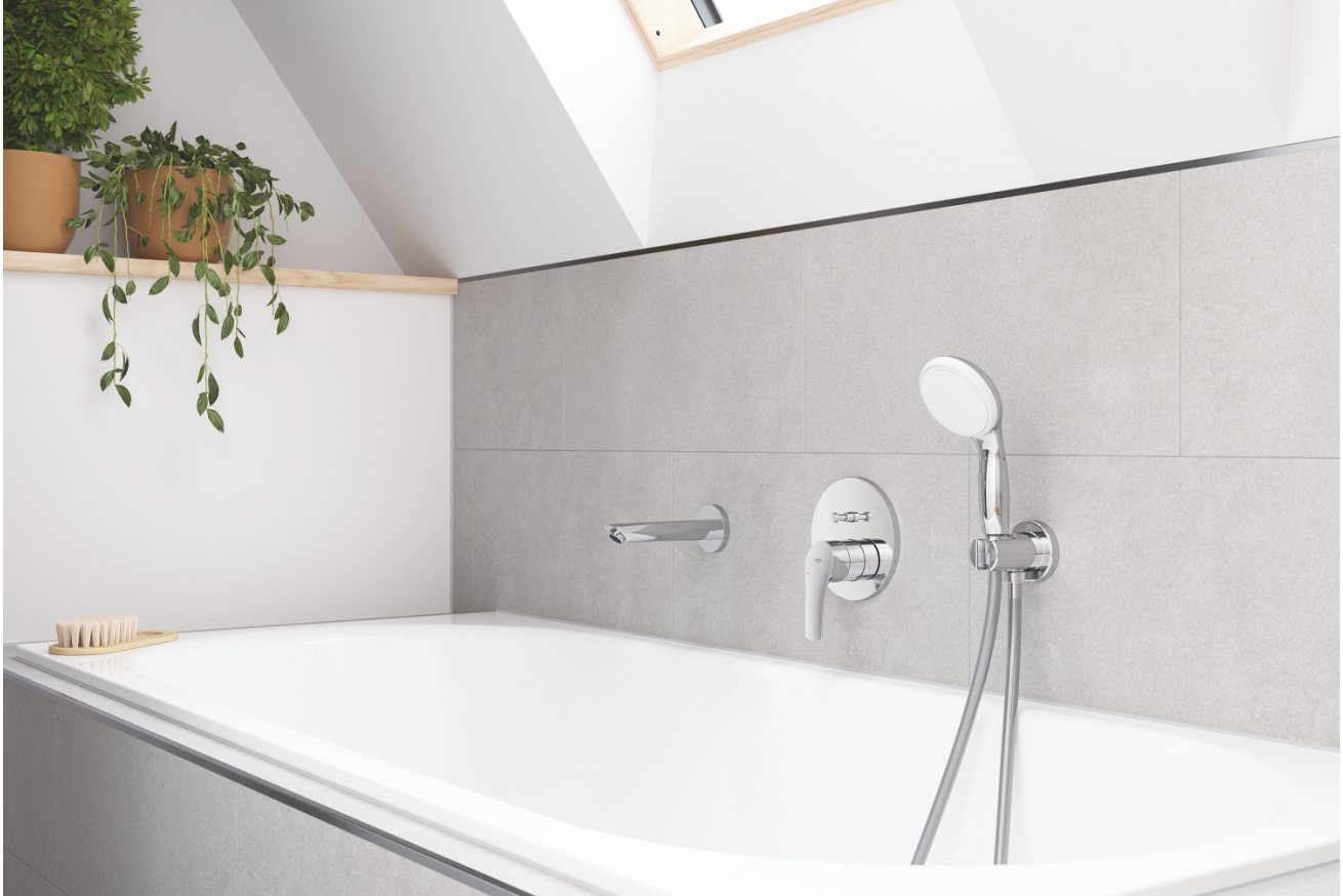 Внешняя часть смесителя для ванны GROHE Eurosmart, хром (24043003)