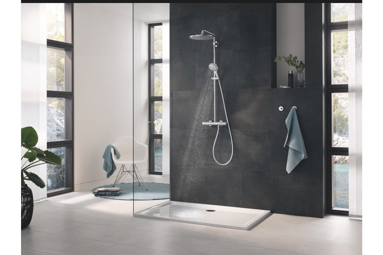 Душевая система GROHE Rainshower SmartActive 310 с термостатом для душа, хром (26648000)