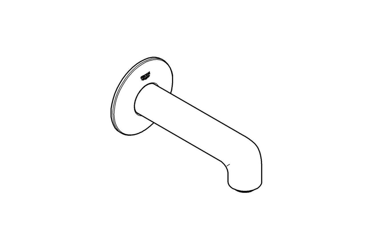 Излив для ванны GROHE BauClassic, хром (13258000)