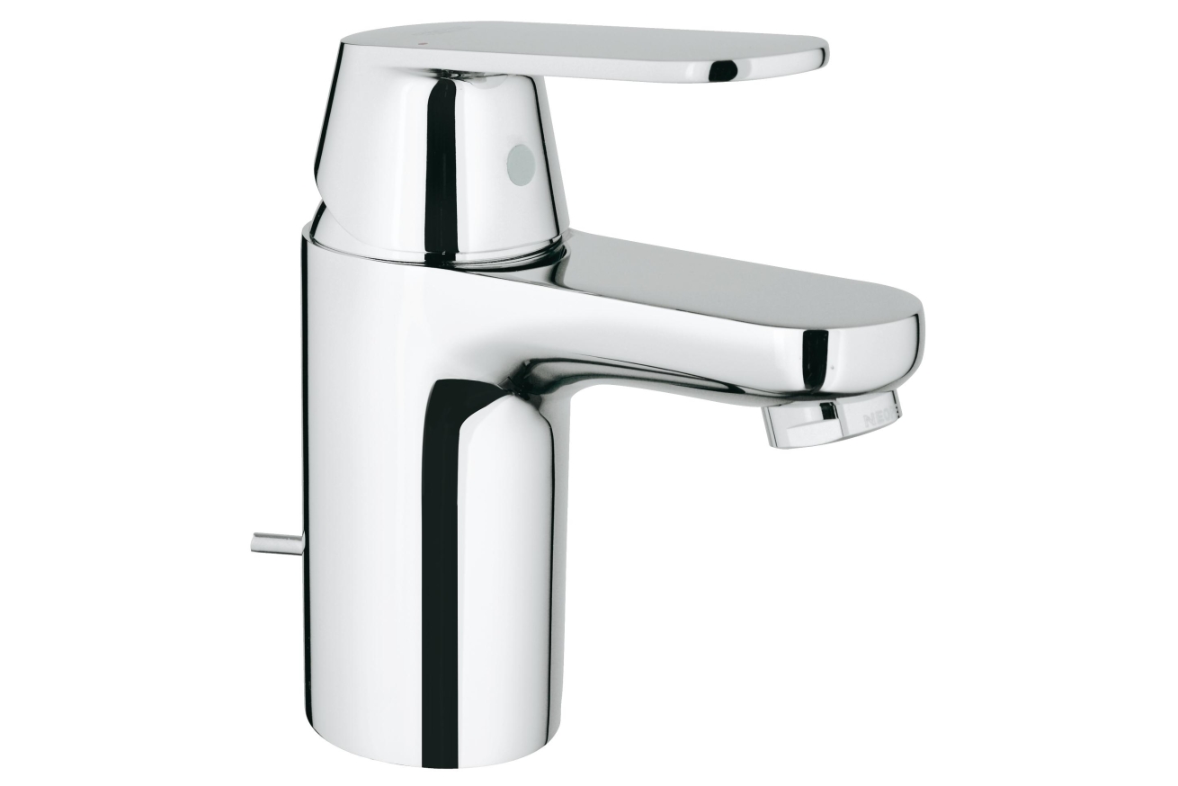 Смеситель для раковины GROHE Eurosmart Cosmopolitan с донным клапаном, низкий излив, хром (32825000)