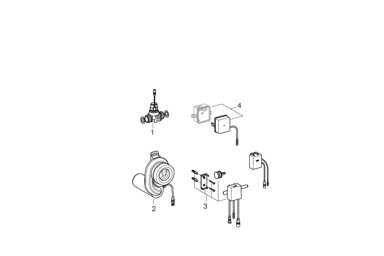 Сифон для писсуара GROHE, с температурным датчиком, с Bluetooth (39369000)