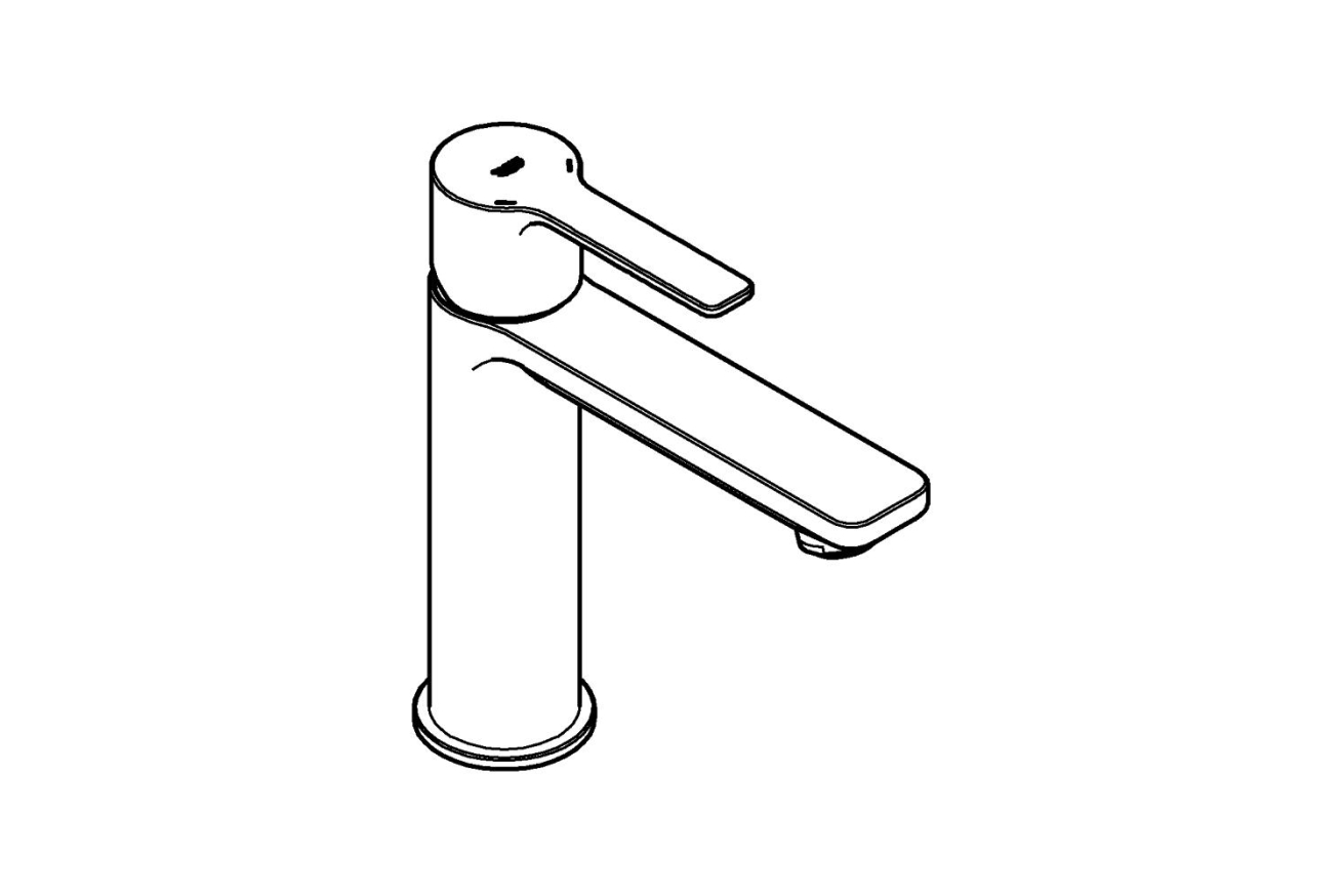 Смеситель для раковины GROHE Lineare, S-size, хром (23106001)