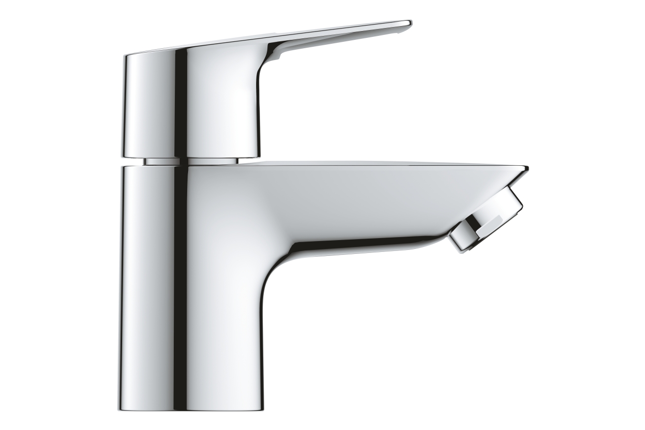 Кран для раковины GROHE BauLoop, без функции смешивания, гладкий корпус, хром (20422001/U) (УЦЕНКА - Царапины на корпусе)