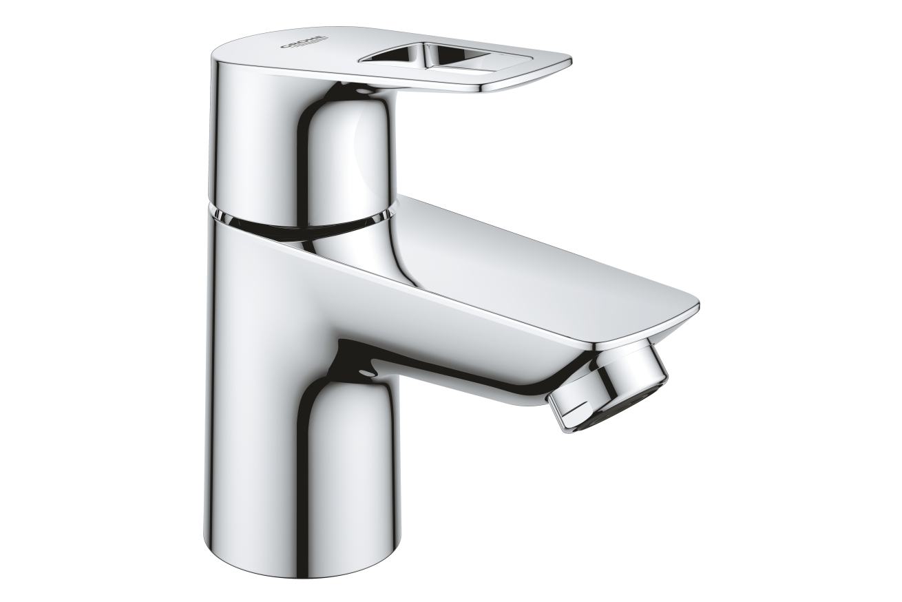 Кран для раковины GROHE BauLoop, без функции смешивания, гладкий корпус, хром (20422001/U) (УЦЕНКА - Царапины на корпусе)