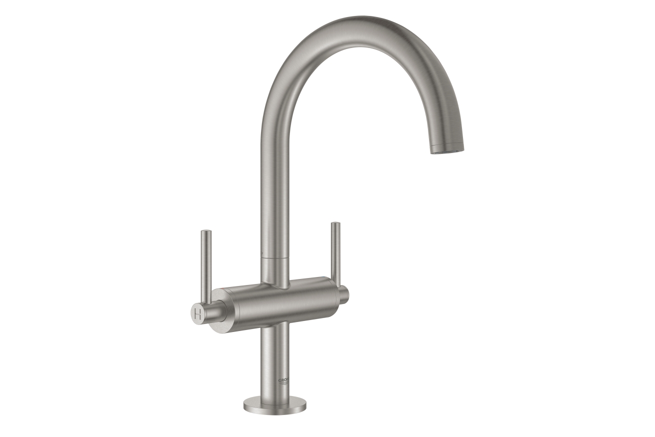 Смеситель для раковины GROHE Atrio двухвентильный, суперталь (21022DC3)