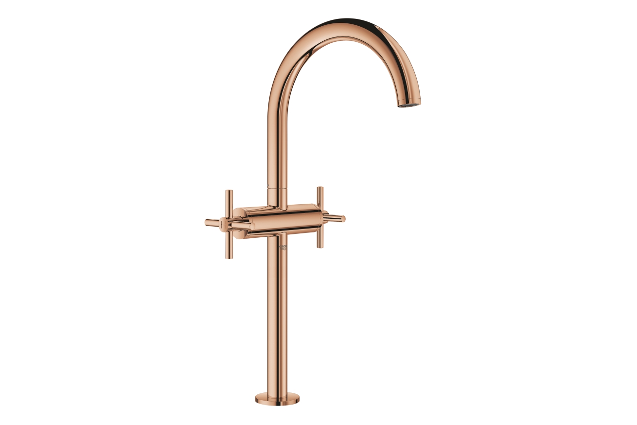 Смеситель для раковины GROHE Atrio двухвентильный, XL-Size, теплый закат глянец (21044DA3)