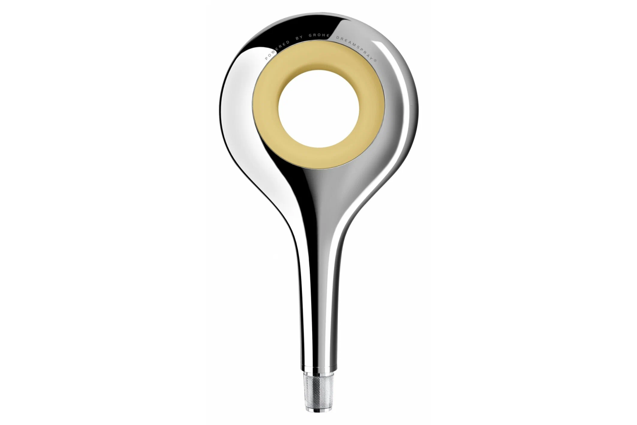 Ручной душ GROHE Rainshower Icon, 2 режима, хром/желтый (27628000)