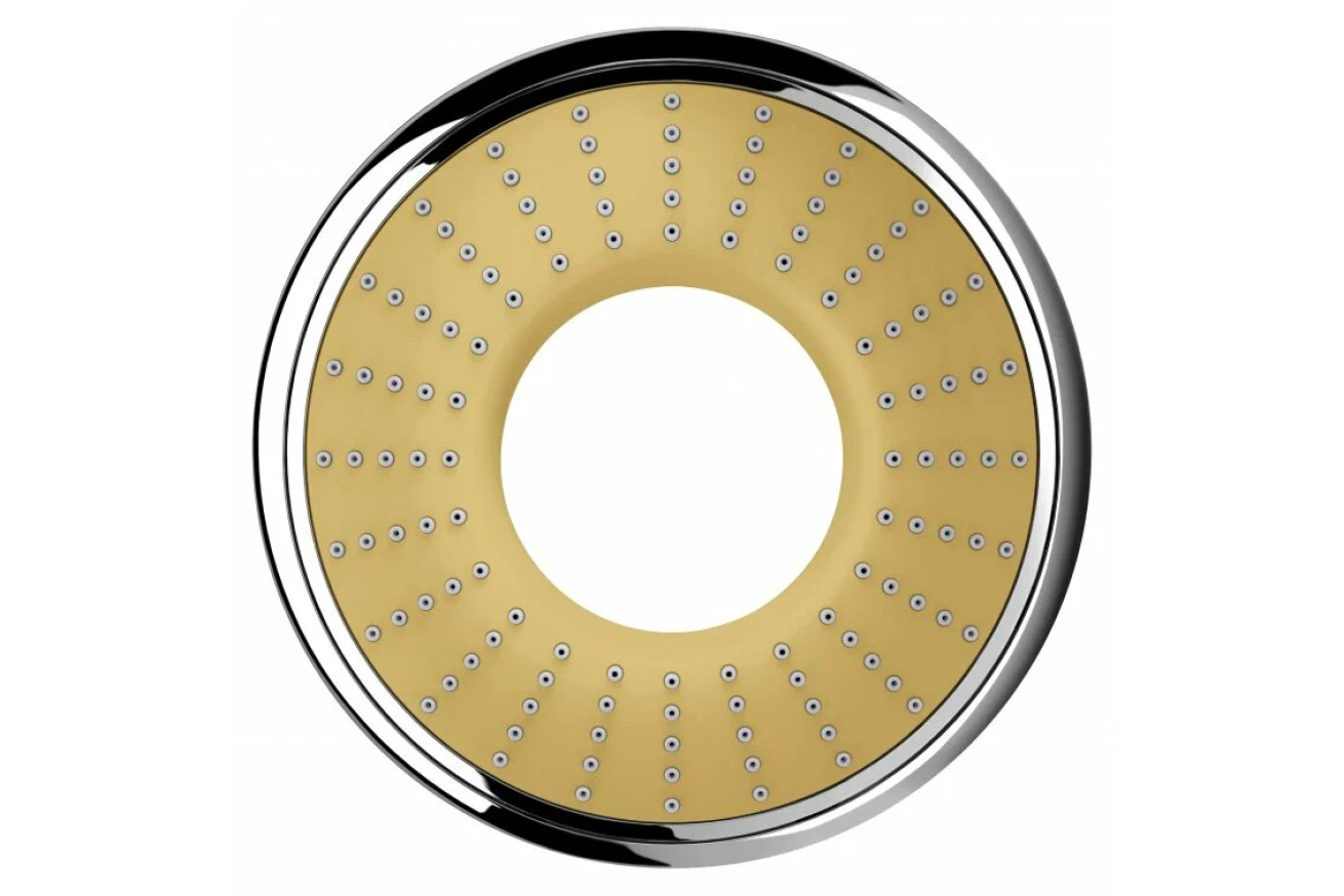 Ручной душ GROHE Rainshower Icon, 2 режима, хром/желтый (27628000)