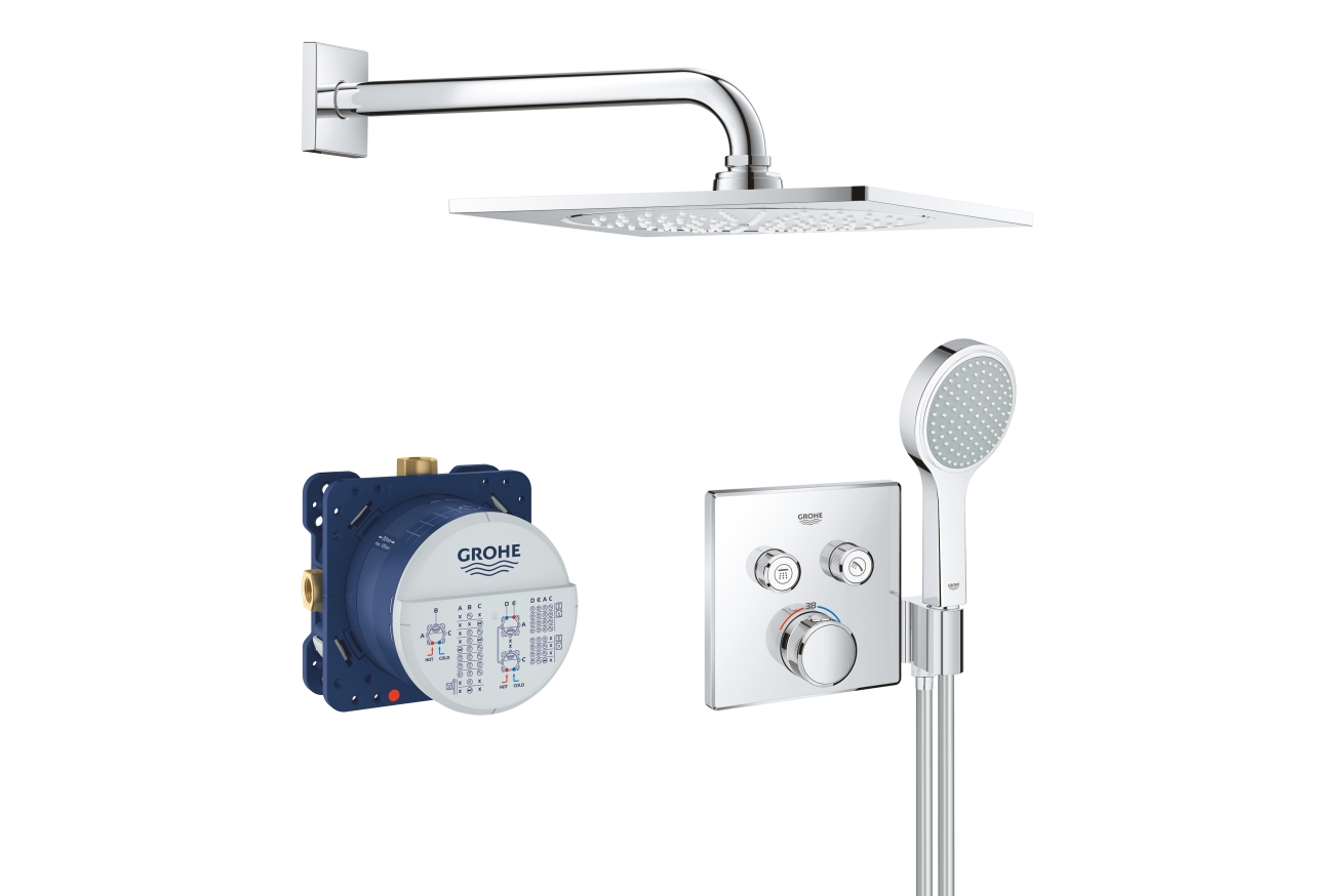 Набор для комплектации душа GROHE Grohtherm SmartControl, хром (34742000)