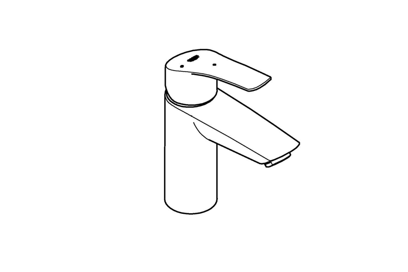 Смеситель для раковины GROHE Eurosmart, S-size, хром (32154003)