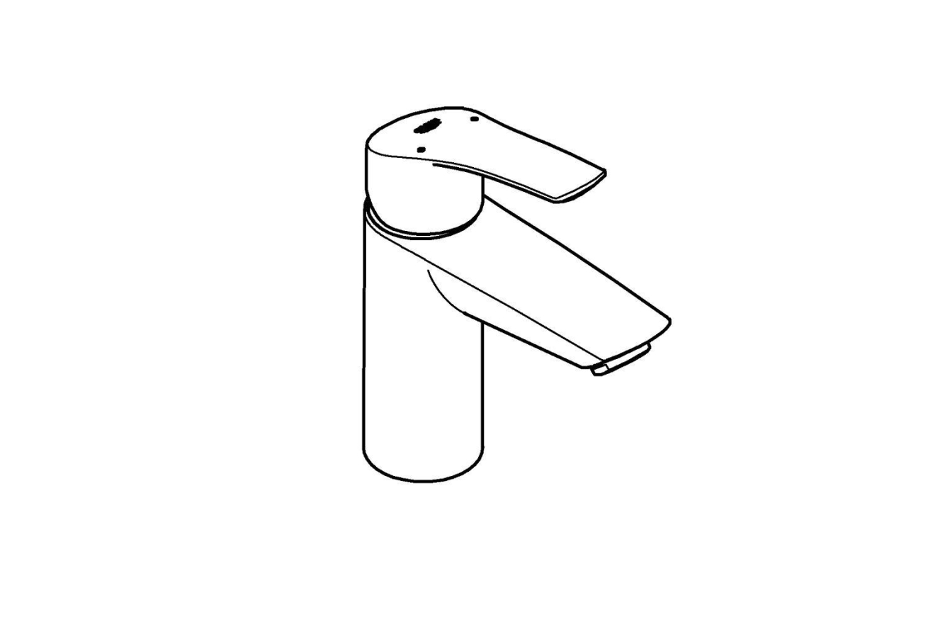 Смеситель для раковины GROHE Eurosmart, S-Size, хром (32467003)