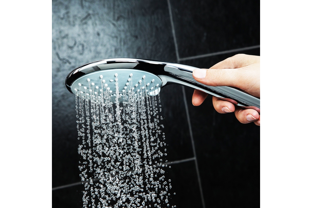 Душевой гарнитур GROHE Euphoria 110 Massage с мыльницей, 3 режима струи, душевая штанга 600 мм, 9,5 л/мин, хром (27243001)