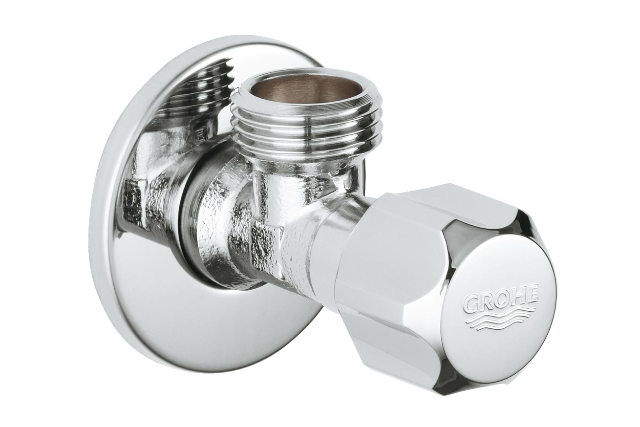 Вентиль угловой GROHE универсальный 1/2", хром (2201600M)