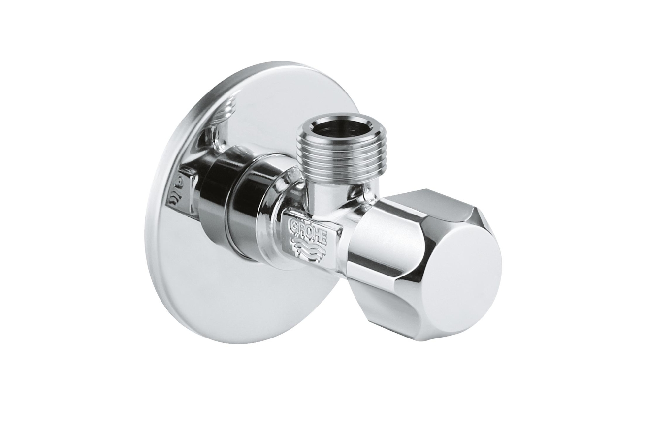 Вентиль угловой 1/2 дюйма GROHE, хром (22025000)