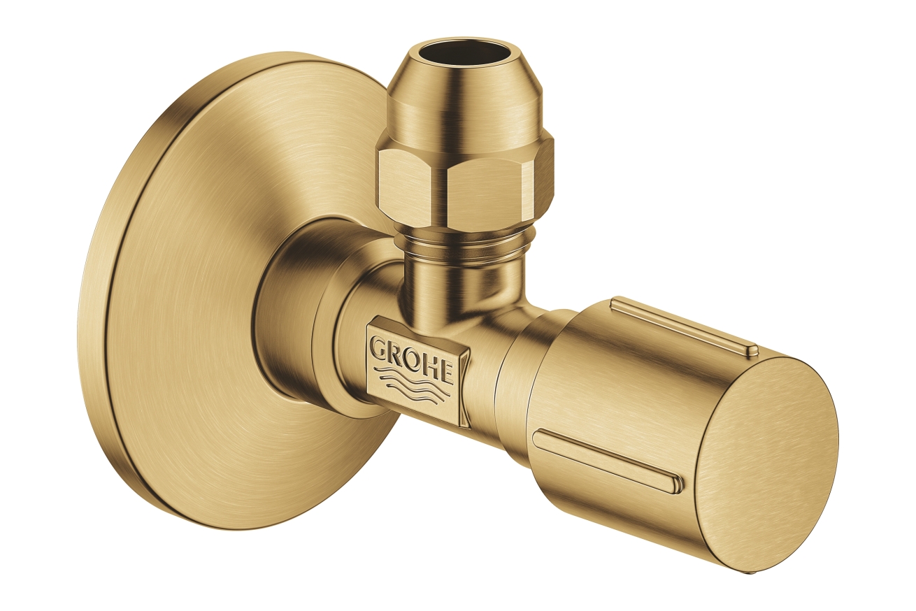 Вентиль угловой GROHE 1/2 дюйма-3/8 дюйма, 1 шт, холодный рассвет, матовый (22039GN0)