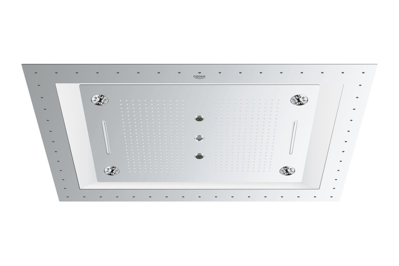 Потолочный душ с 6+ режимами струи и с подсветкой, GROHE Rainshower F-Series 40, хром, (26373001)