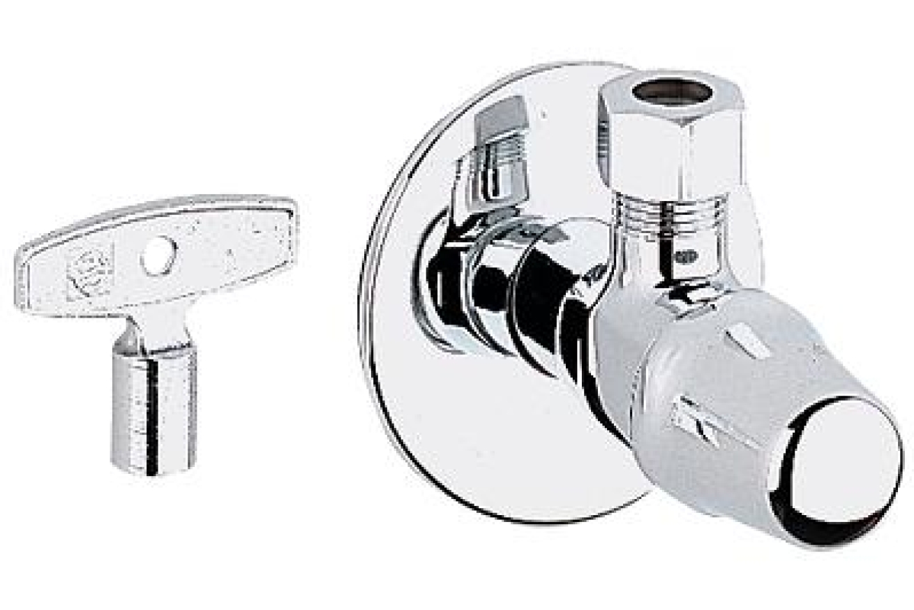 Вентиль угловой 1/2 дюйма GROHE Atlanta, хром (22917000)