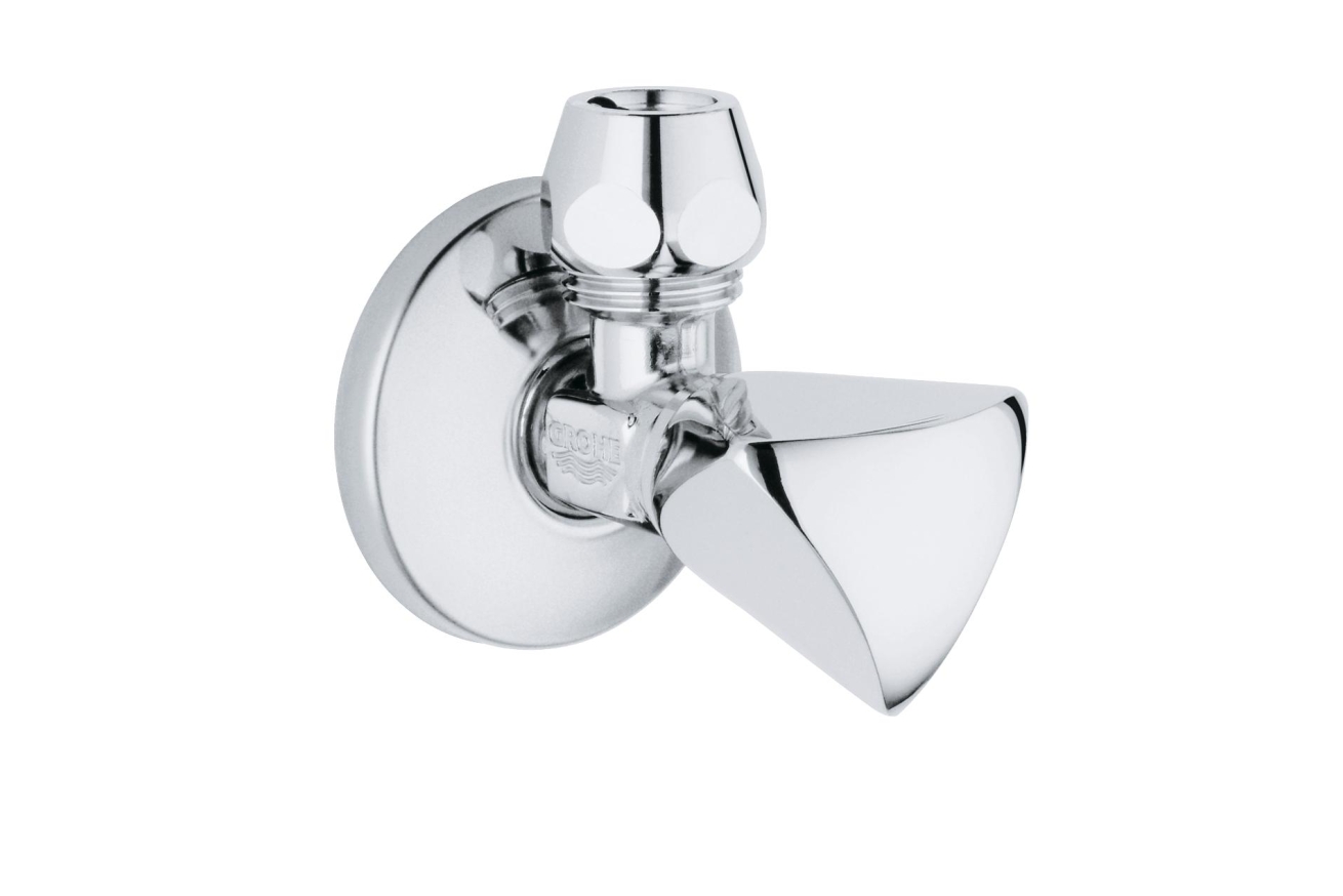Вентиль угловой GROHE 1/2 дюйма для подключения смесителей, хром (22939000)