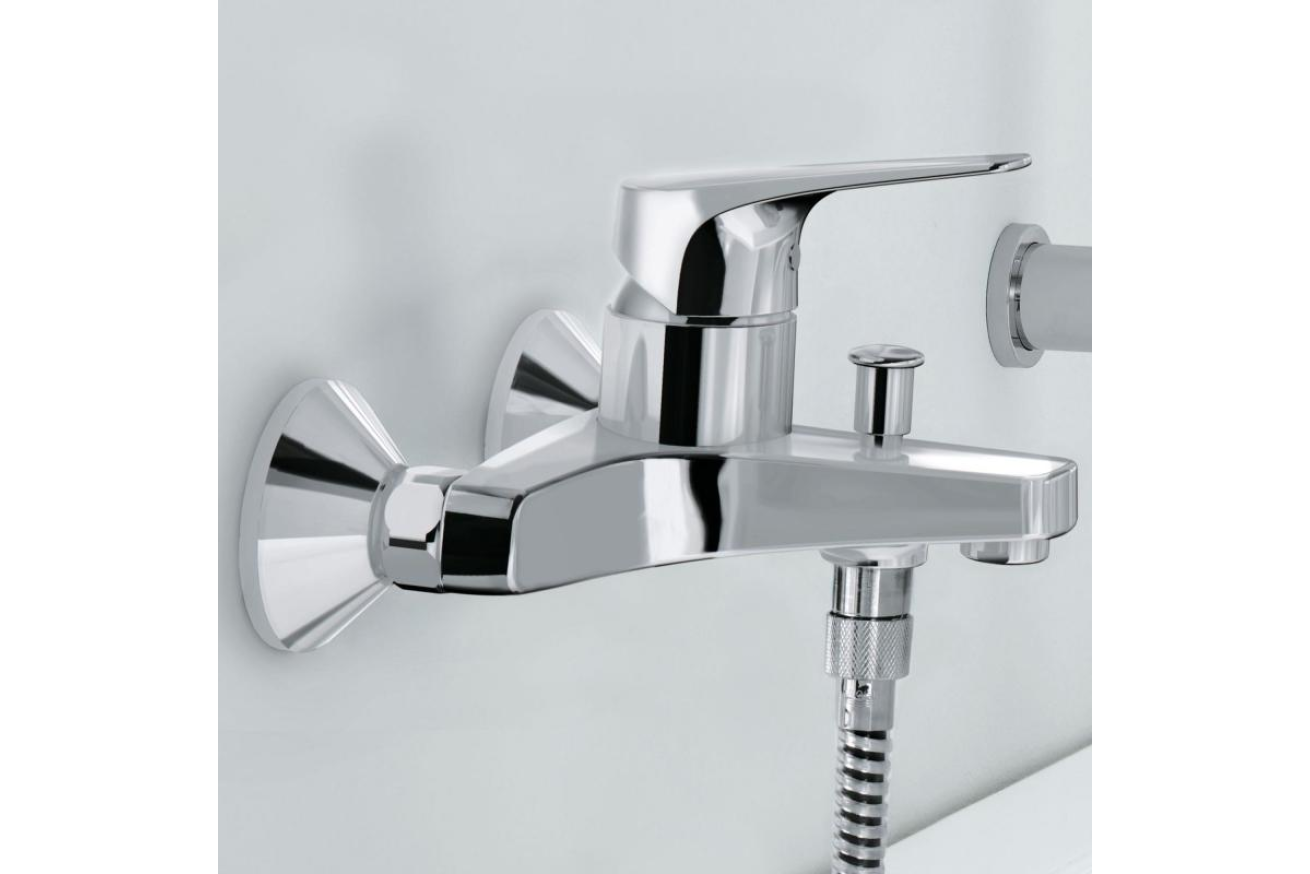 Смеситель для ванны GROHE BauFlow, хром (23601000)