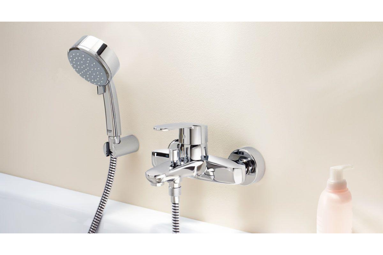 Смеситель для ванны GROHE BauFlow, хром (23601000)