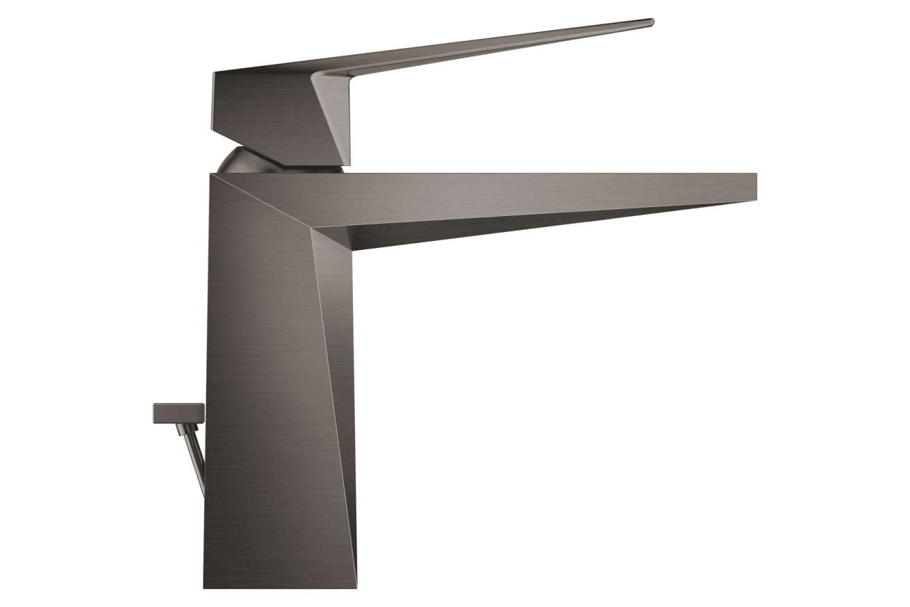 Смеситель для раковины GROHE Allure Brilliant с донным клапаном, темный графит матовый (23029AL0)