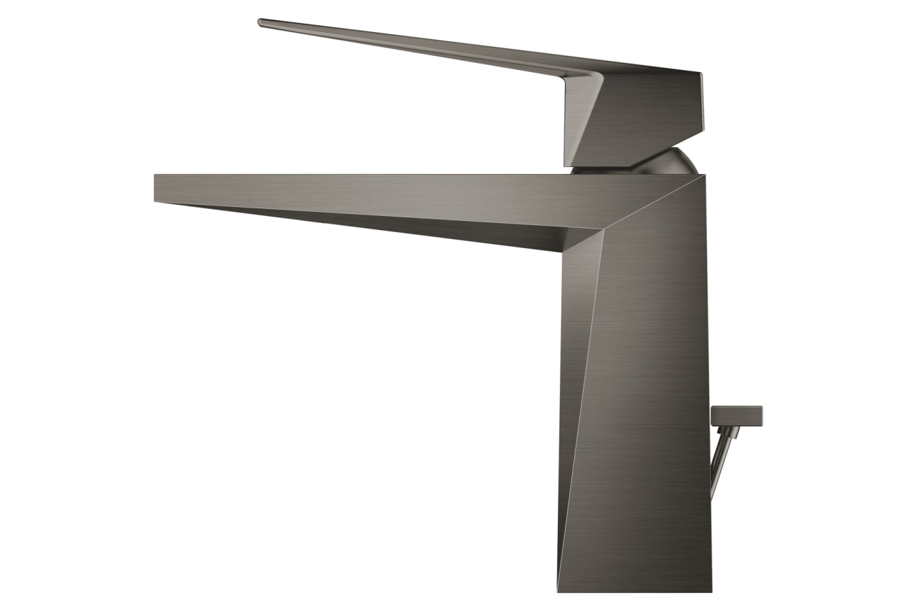 Смеситель для раковины GROHE Allure Brilliant с донным клапаном, темный графит матовый (23029AL0)