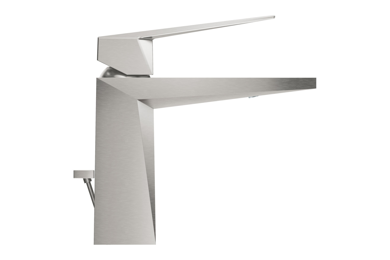Смеситель для раковины GROHE Allure Brilliant, гладкий корпус, суперсталь (23029DC0)
