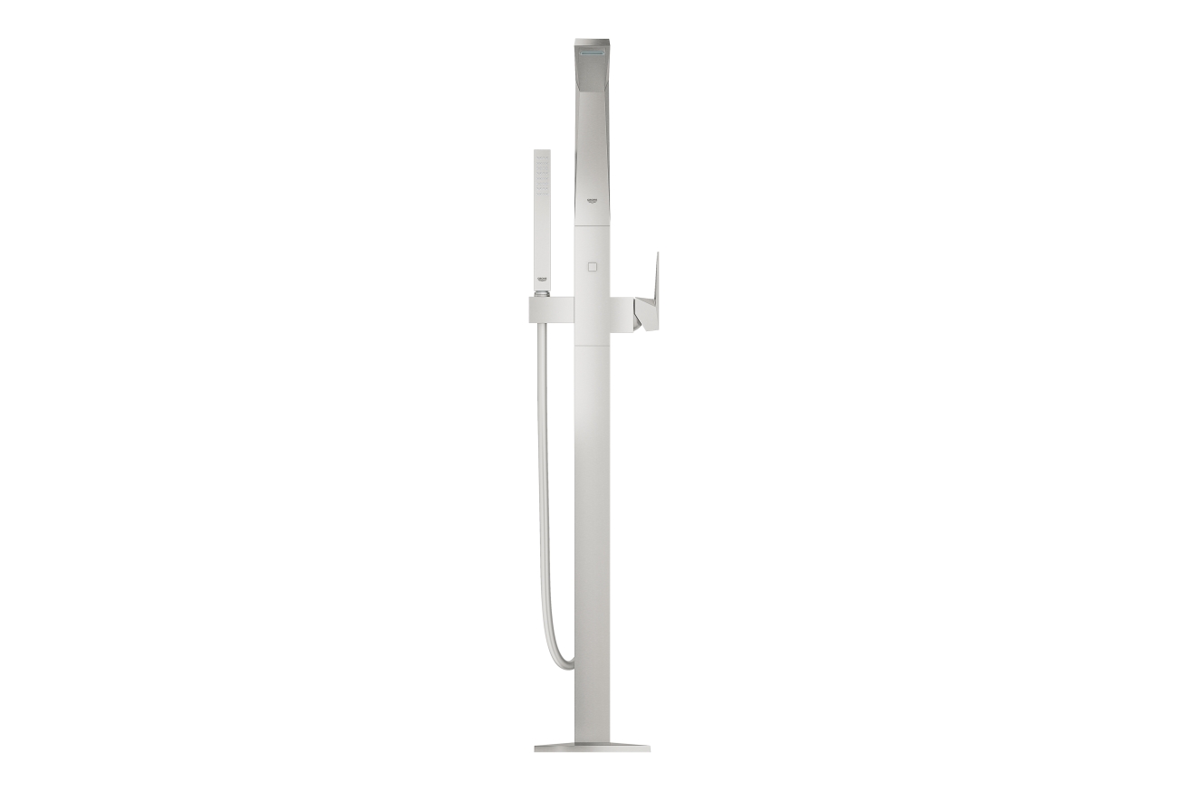 Внешняя часть смесителя для ванны GROHE Allure Brilliant напольного монтажа, суперсталь (23119DC0)