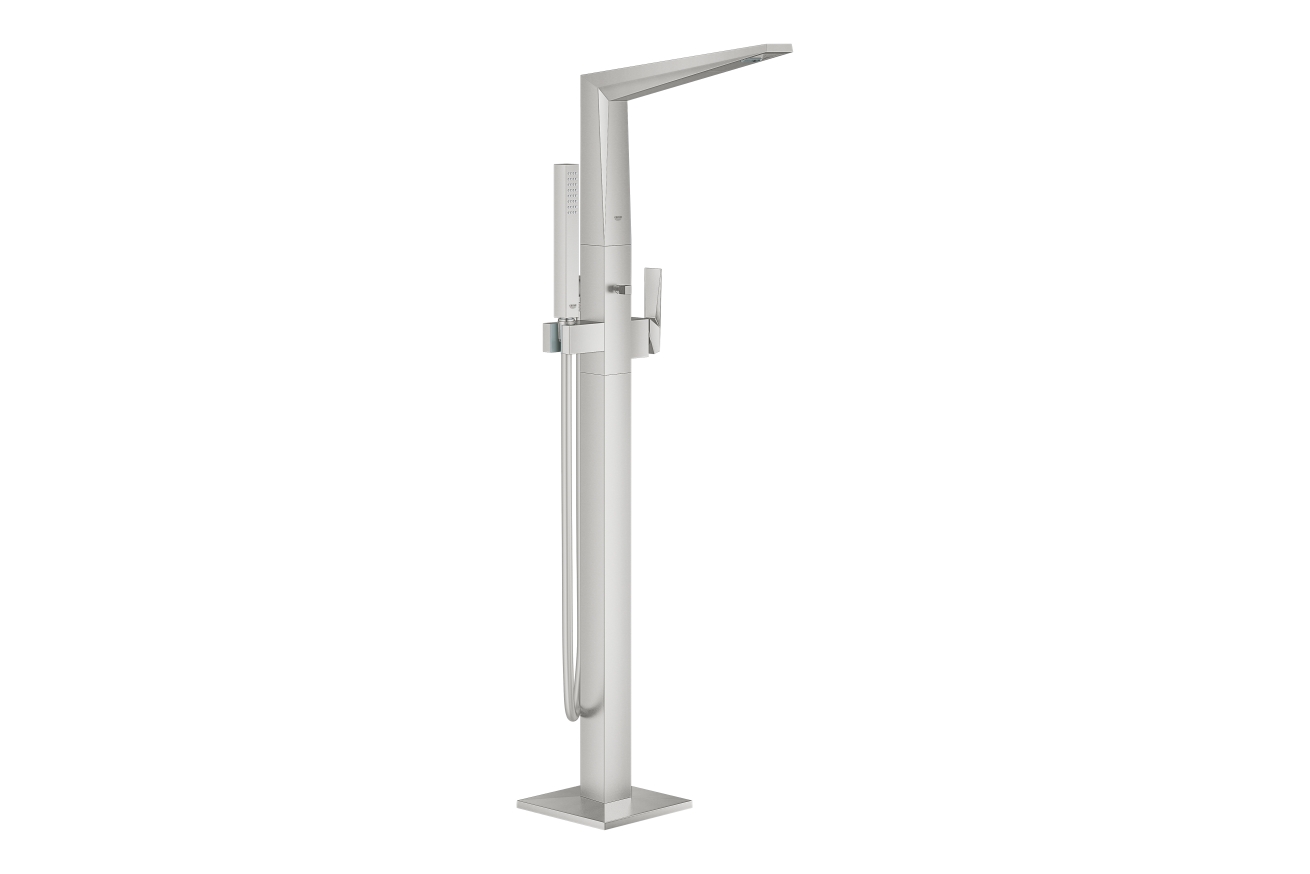Внешняя часть смесителя для ванны GROHE Allure Brilliant напольного монтажа, суперсталь (23119DC0)