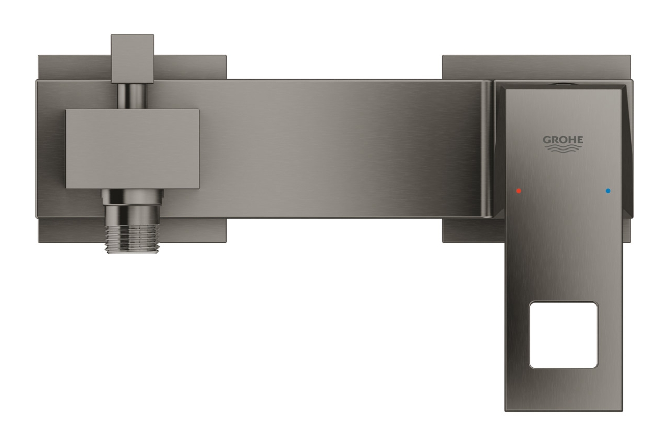 Смеситель для ванны GROHE Eurocube, темный графит матовый (23140AL0)