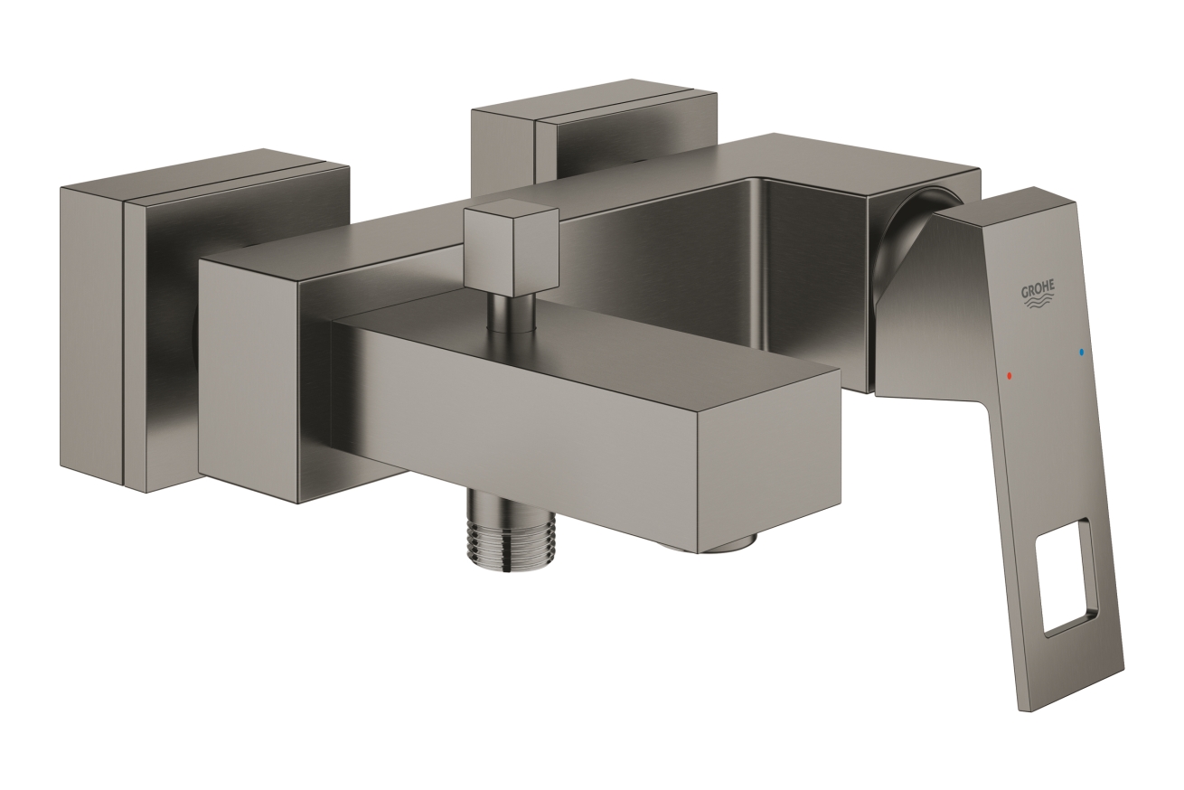 Смеситель для ванны GROHE Eurocube, темный графит матовый (23140AL0)