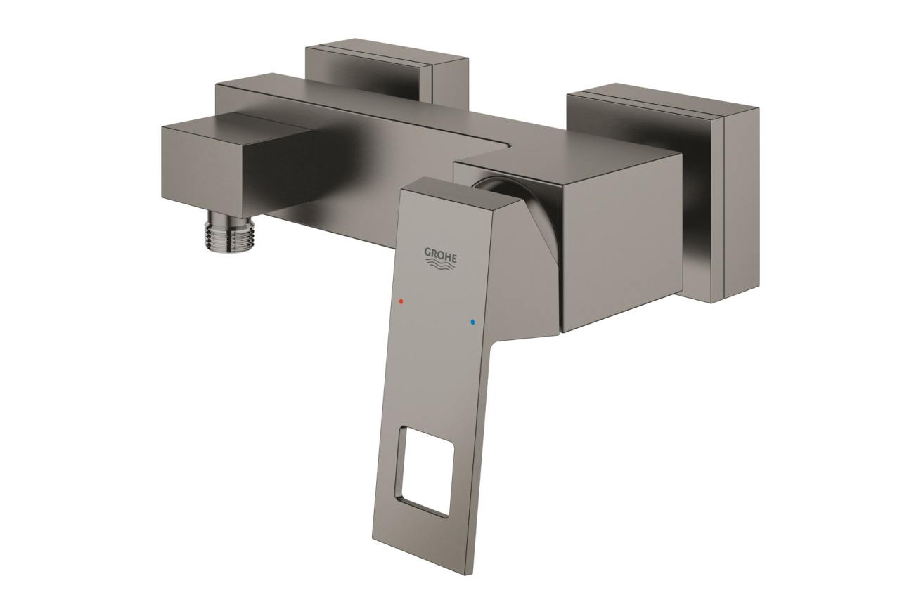 Смеситель для душа GROHE Eurocube, темный графит матовый (23145AL0)