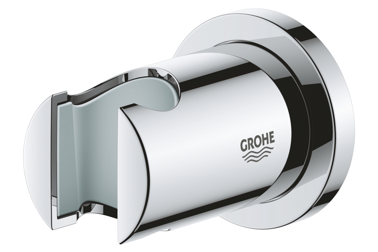 Настенный держатель для ручного душа GROHE Rainshower с круглой розеткой, хром (27074000)