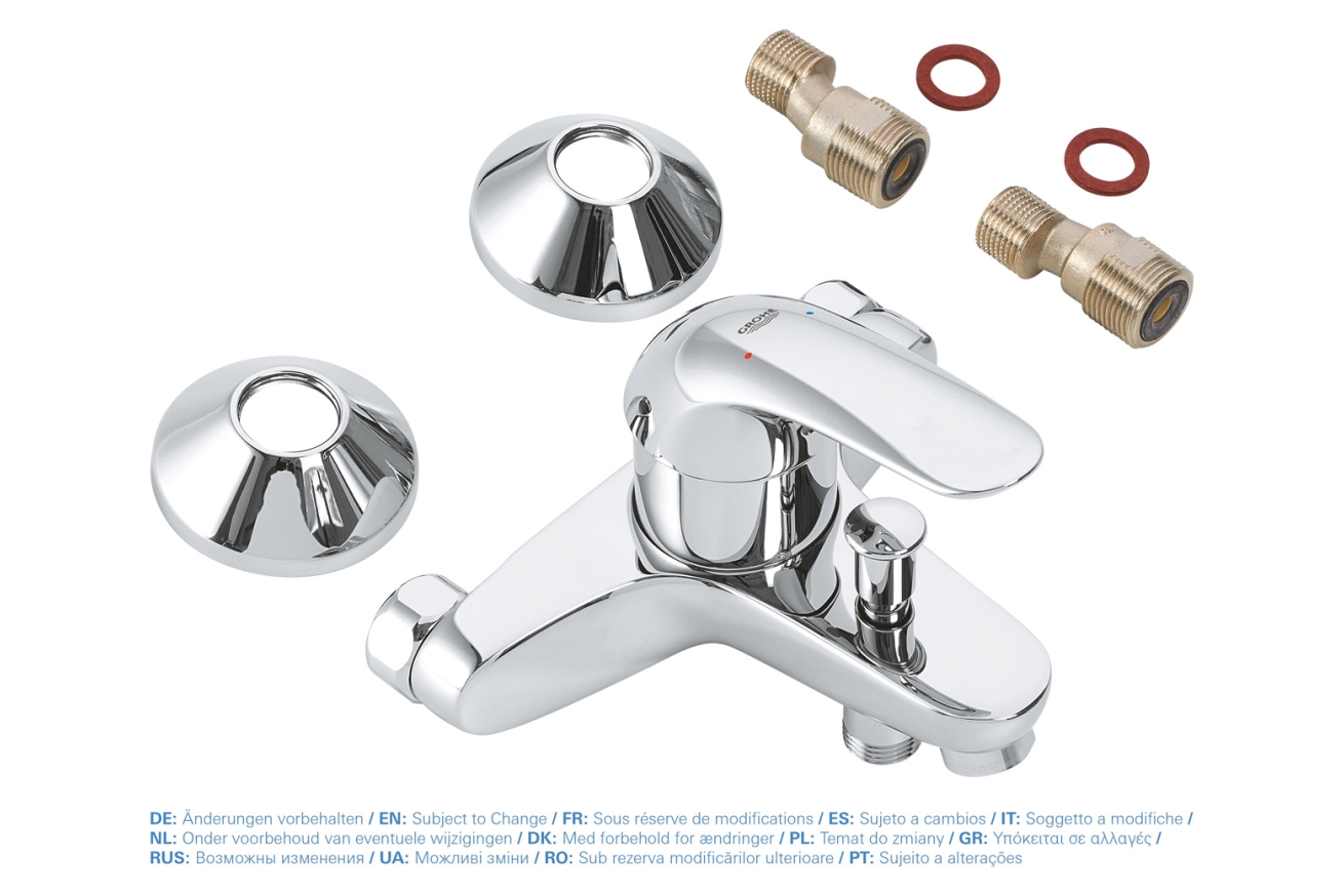 Смеситель для ванны GROHE Start Eco, хром (23270000)