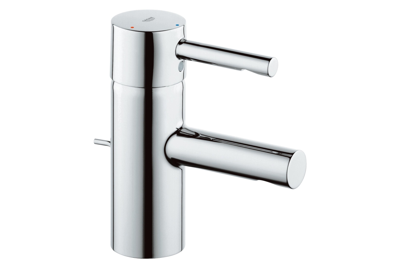 Смеситель для раковины GROHE Essence с донным клапаном и энергосберегающим картриджем, хром (2336800E)