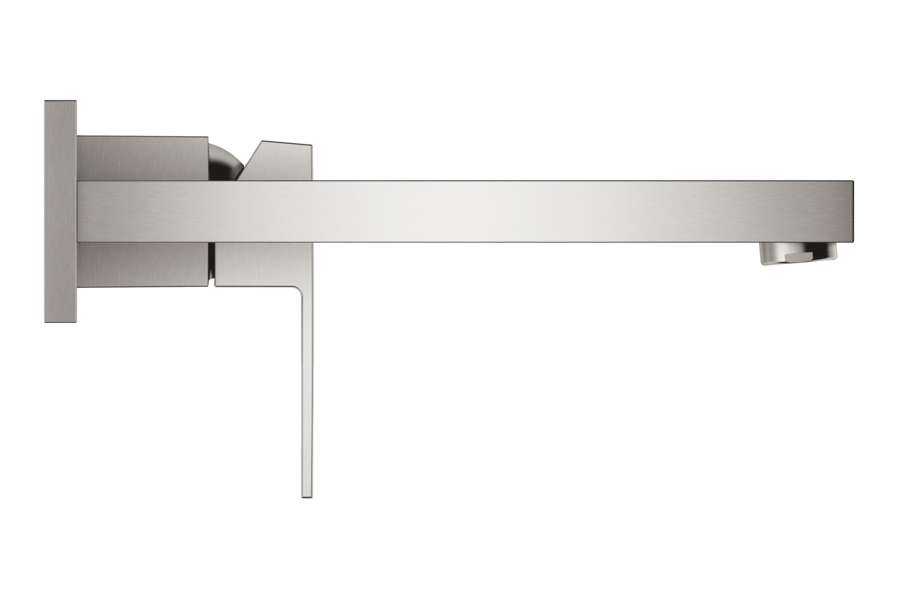 Внешняя часть смесителя для раковины GROHE Eurocube на 2 отверстия, M-Size, суперсталь (23447DC0)