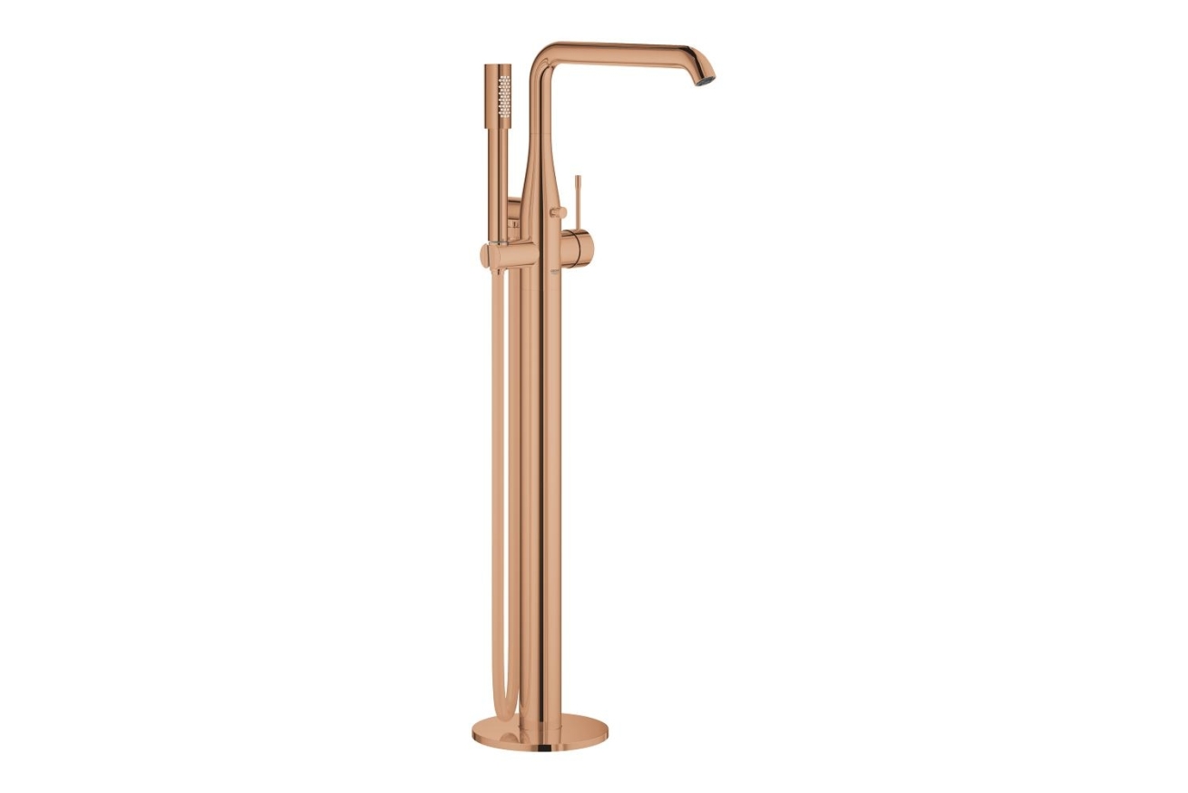 Внешняя часть смесителя для ванны GROHE Essence напольного монтажа, теплый закат глянец (23491DA1)