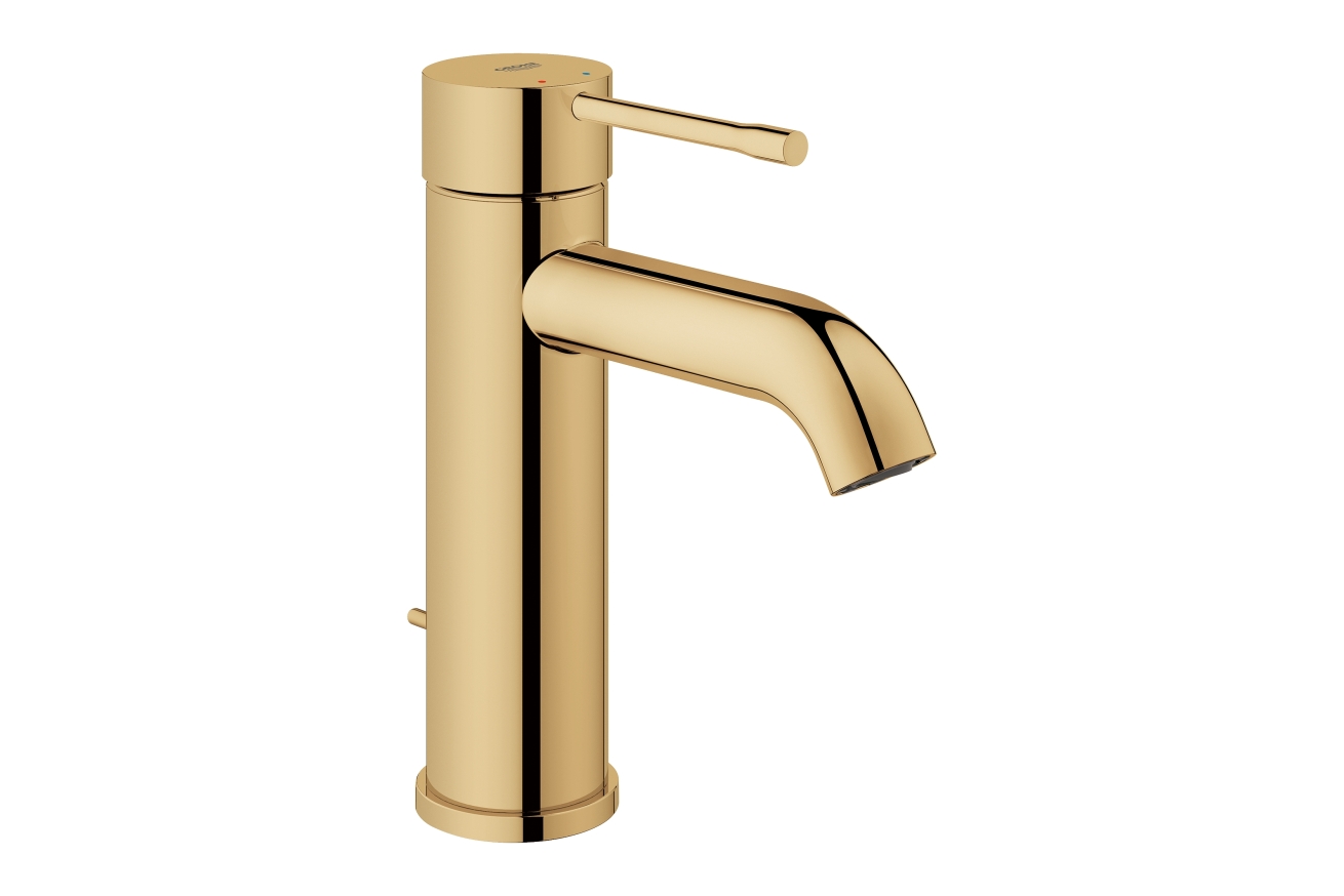 Смеситель для раковины GROHE Essence с донным клапаном, холодный рассвет глянец (23589GL1)