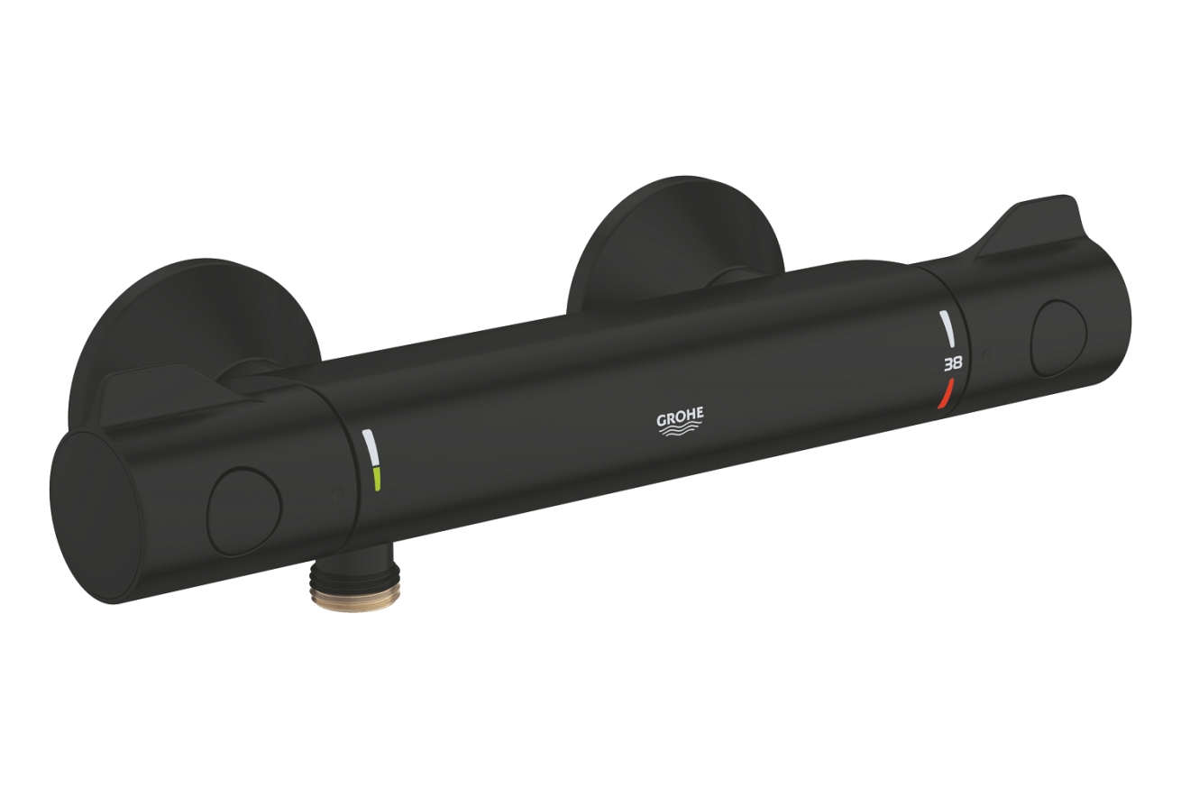 Термостат для душа GROHE Grohtherm 800, матовый черный (1022022430)