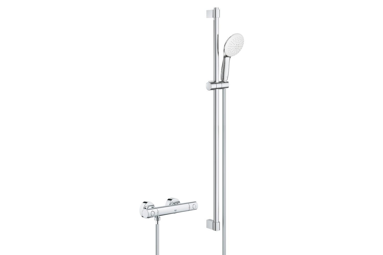Термостат для душа GROHE Grohtherm 800 Cosmopolitan с душевым гарнитуром, хром (34769001)
