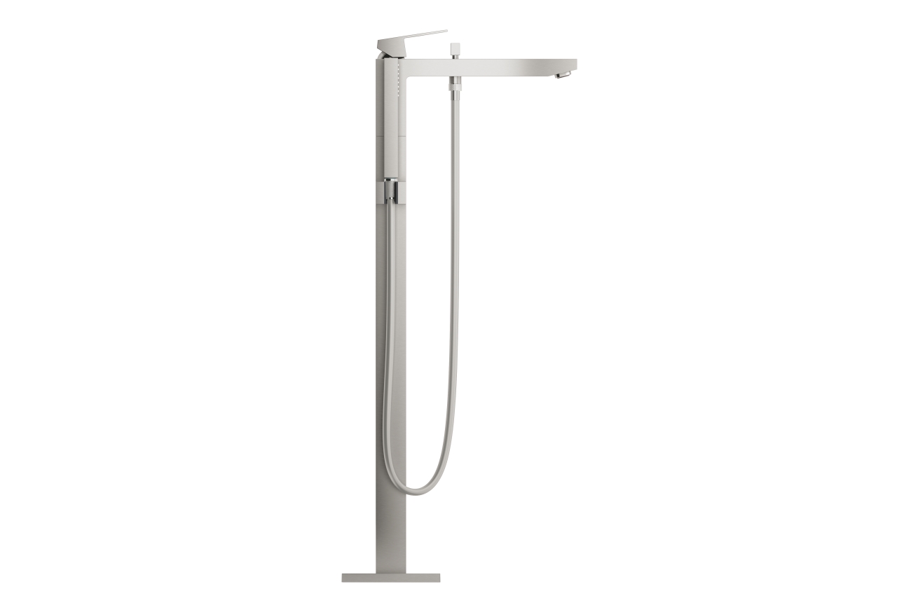 Внешняя часть смесителя для ванны GROHE Eurocube напольного монтажа, суперсталь (23672DC1)
