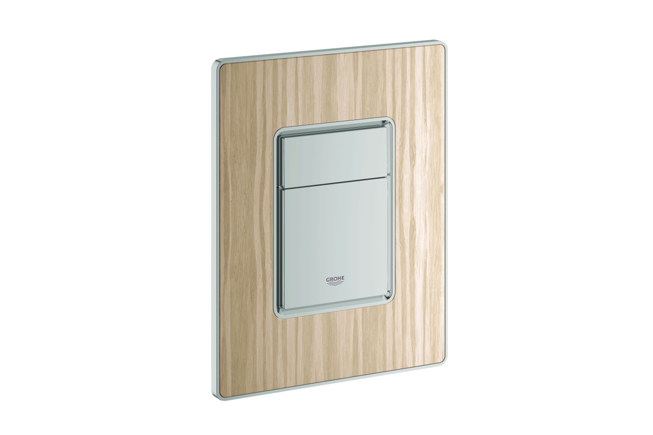 Панель смыва для унитаза GROHE Skate Cosmopolitan Wood, 3 режима, бамбук (38849HV0)
