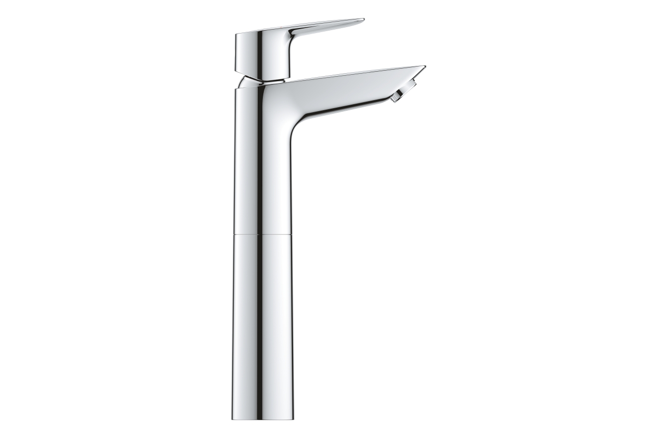 Смеситель для раковины GROHE Start Edge QuickFix с нажимным донным клапаном, XL-Size, хром (23777001)