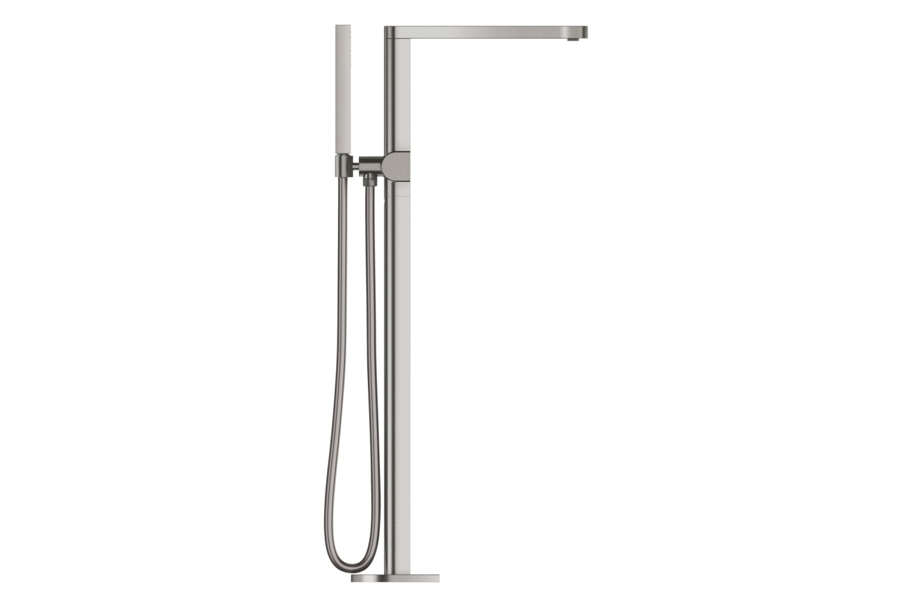 Внешняя часть смесителя для ванны GROHE Plus напольного монтажа, суперсталь (23846DC3)