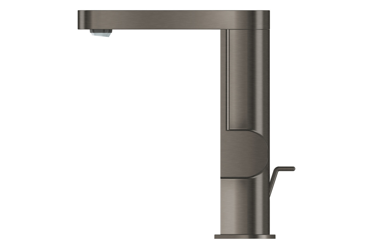 Смеситель для раковины GROHE Plus с донным клапаном, M-Size, темный графит матовый (23871AL3)