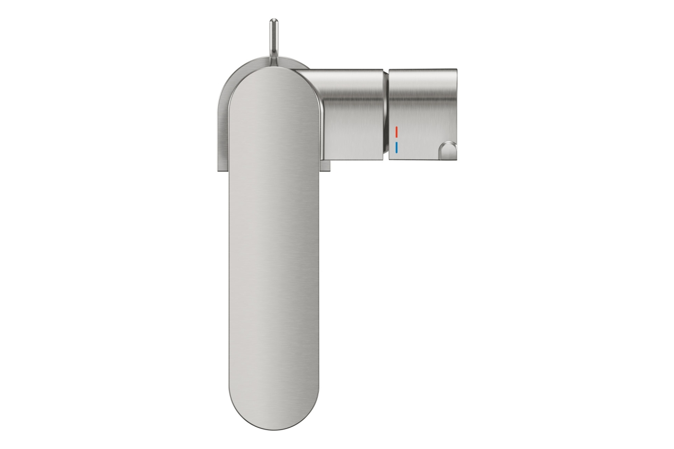 Смеситель для раковины GROHE Plus с донным клапаном, M-Size, суперсталь (23871DC3)