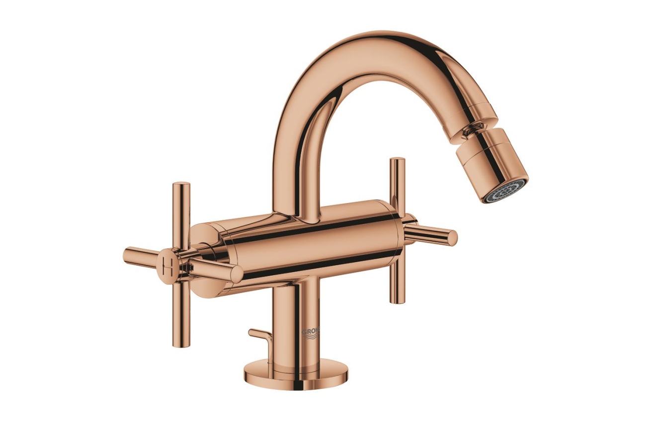 Смеситель для биде GROHE Atrio двухвентильный, теплый закат глянец (24027DA3)