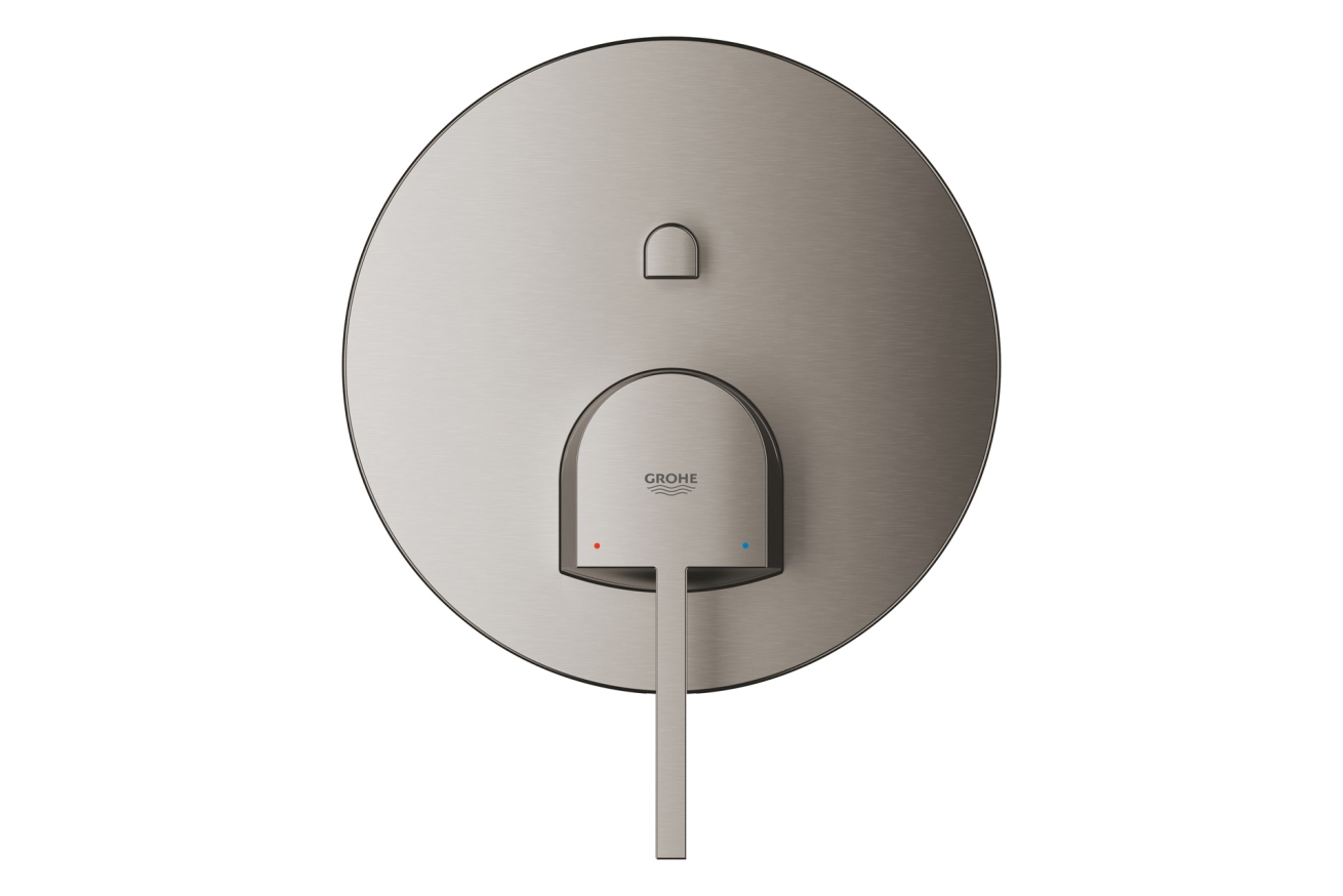 Внешняя часть смесителя для ванны GROHE Plus, темный графит матовый (24060AL3)