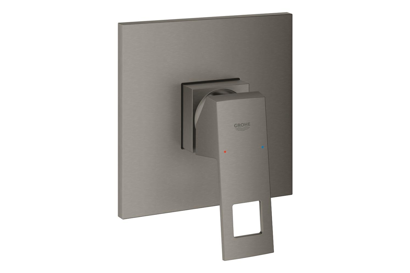 Внешняя часть смесителя для душа GROHE Eurocube, темный графит матовый (24061AL0)