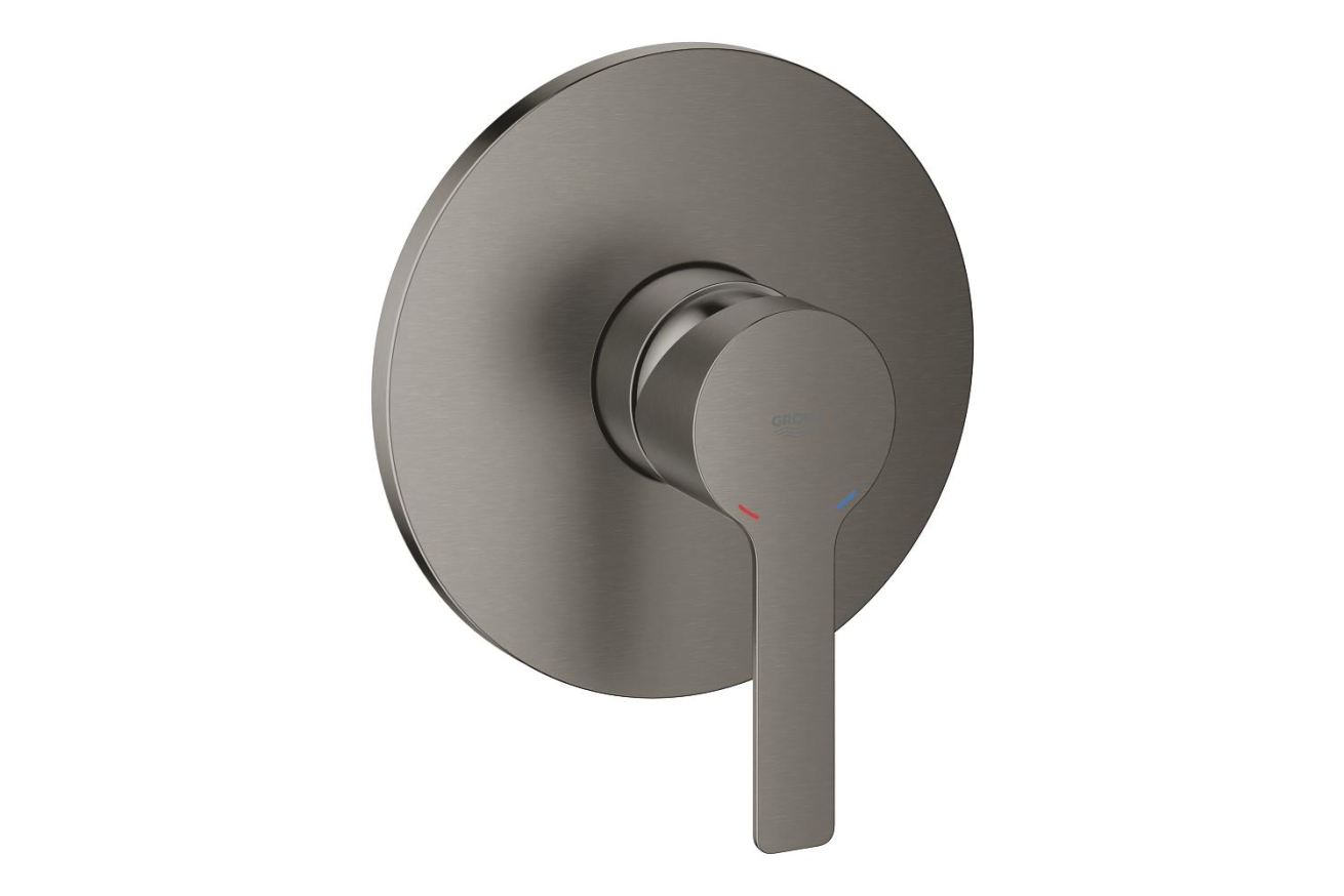 Внешняя часть смесителя для душа GROHE Lineare, темный графит матовый (24063AL1)